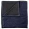 Sure-Max 10 Moving & Packing Blankets - Pro Economy - 80" x 72" (35 lb/dz weight) - Professional Quilted Shipping Furniture Pads Navy Blue and Black